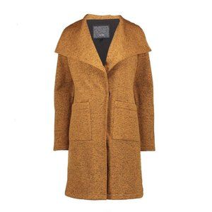 Steve Madden, Camel Heathered Open Fleece Coat, XL